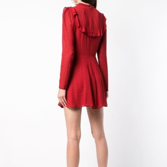 New Reformation Spark Flamenco Dress - Picture 2 of 8